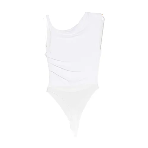 Ribbed Knit T-Shirt - Elisabetta Franchi - Modalova