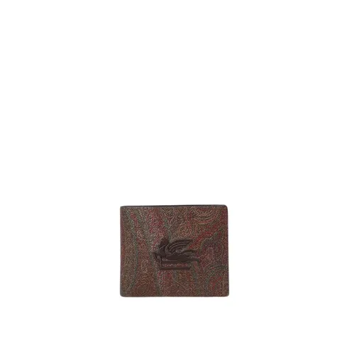 Stylish Leather Wallet - Etro - Modalova