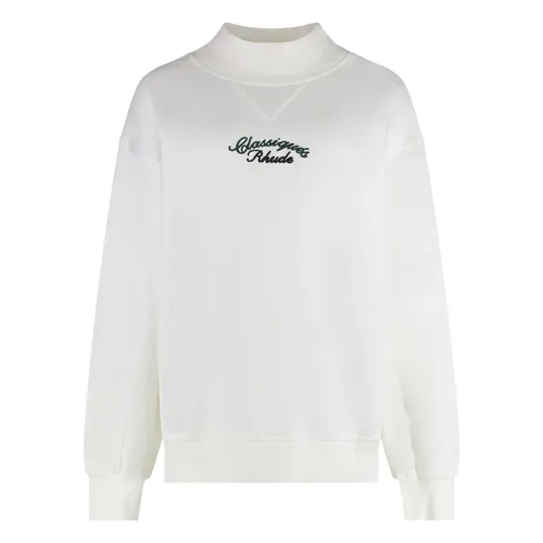 Cotton Sweatshirt with Logo Detail - Rhude - Modalova