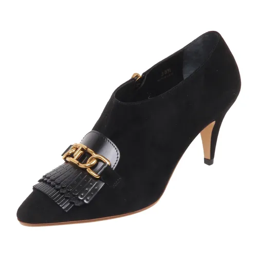 Suede Fringe Chain Shoe - Tod's - Modalova