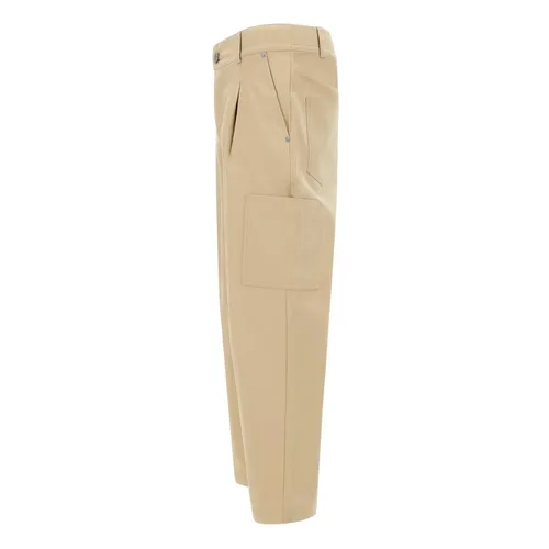 Cropped Twill Trousers - Drole de Monsieur - Modalova