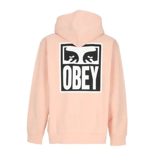 Eyes Icon Lightweight Hooded Sweatshirt - Obey - Modalova
