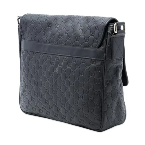 Pre-owned Embossed Pattern Messenger Bag - Gucci Vintage - Modalova