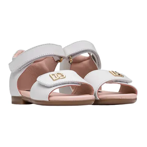 Calfskin Sandals - Dolce & Gabbana - Modalova
