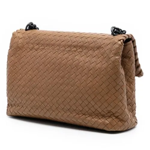 Pre-owned Leather Shoulder Bag - Bottega Veneta Vintage - Modalova