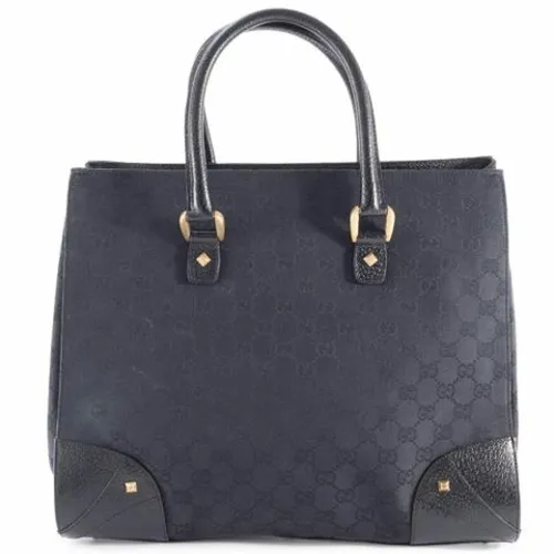 Pre-owned Canvas Tote Bag - Gucci Vintage - Modalova