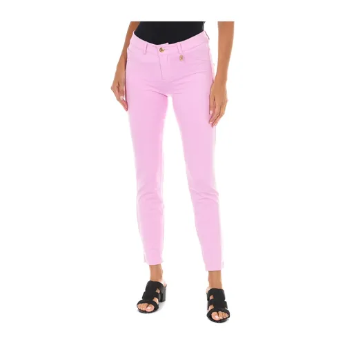 Slim Fit Stretch Cotton Pants - MET - Modalova