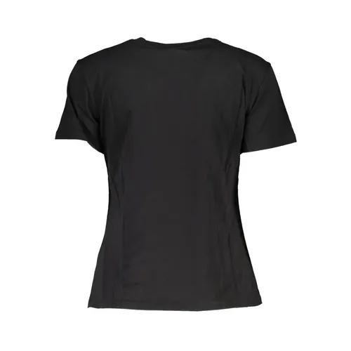 Chic Contrast Crew Neck Cotton Tee - Patrizia Pepe - Modalova