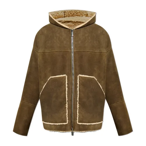 Piel de cordero piel de oveja abrigo - Dsquared2 - Modalova