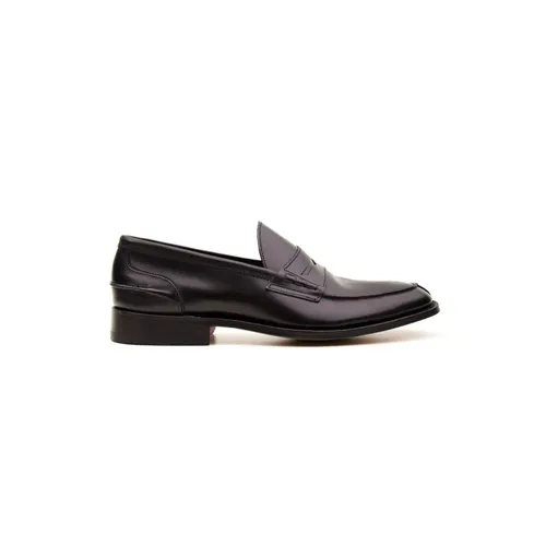 M7825 James Sfoderato Black Calf Moccasins - Tricker's - Modalova