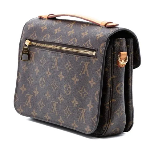 Pre-owned Printed Leather Handbag - Louis Vuitton Vintage - Modalova