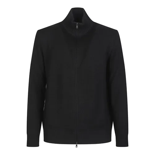 Turtle Neck Zipped Plain Cardigan - Ballantyne - Modalova