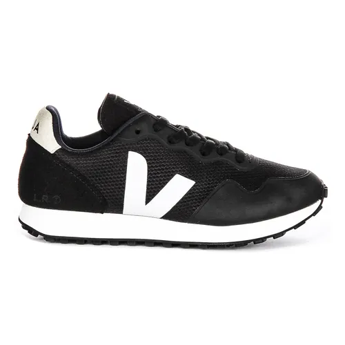 Black White Mesh Trainers for Women - Veja - Modalova
