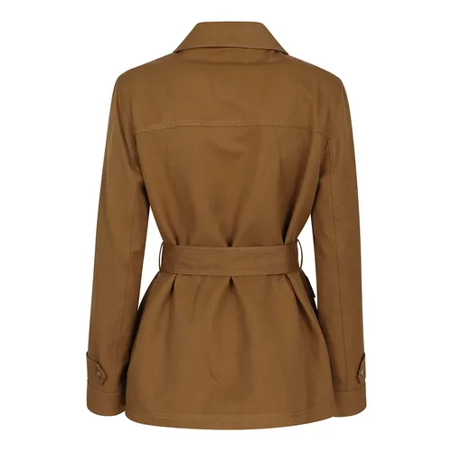 Beige Linen Cotton Jacket - Fay - Modalova