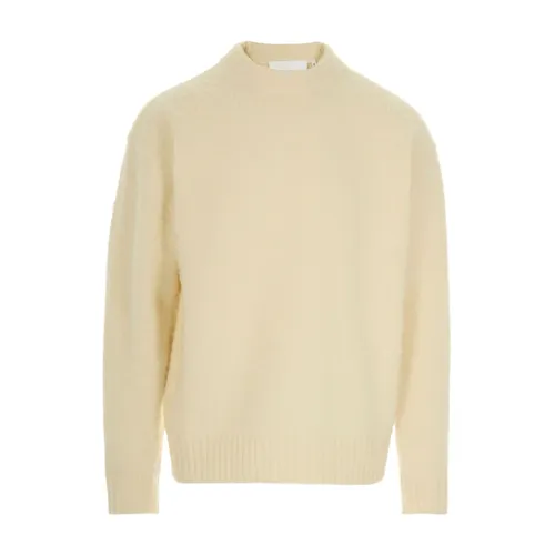 Off-White Wool-Blend Crew Neck Sweater - Axel Arigato - Modalova