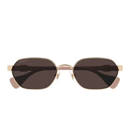 Hexagonal Sunglasses Mini Running Purple - Gucci - Modalova