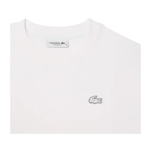 White Sweatshirt with Chic Back Print - Lacoste - Modalova