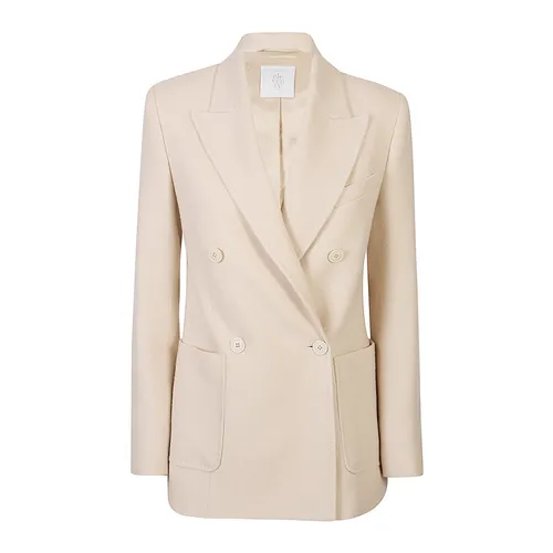Cashmere Double-Breasted Jacket - Eleventy - Modalova