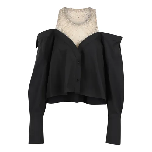 Camisa con Cuello Corazón - Giuseppe Di Morabito - Modalova