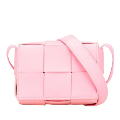Pre-owned Leather Crossbody Bag - Bottega Veneta Vintage - Modalova