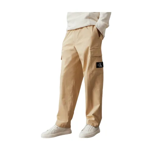 Cotton Twill Cargo Pants - Calvin Klein Jeans - Modalova