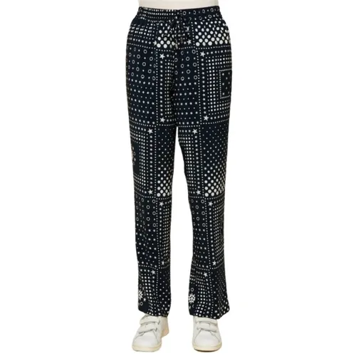 Silk Straight Trousers - Tommy Hilfiger - Modalova