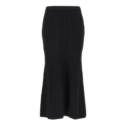 Maxi Wool Skirt - Alessandra Rich - Modalova