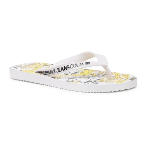 White Flip Flops Stylish Model - Versace Jeans Couture - Modalova