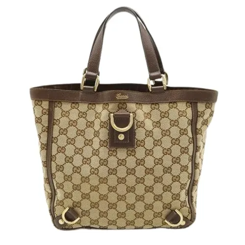 Pre-owned Canvas Tote - Gucci Vintage - Modalova