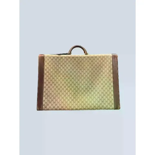 Pre-owned Large Suitcase - Gucci Vintage - Modalova
