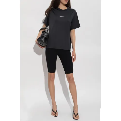 T-shirt with printed logo - Jil Sander - Modalova