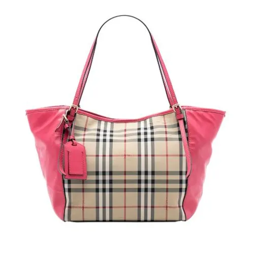 Pre-owned Canvas Tote Bag - Burberry Vintage - Modalova