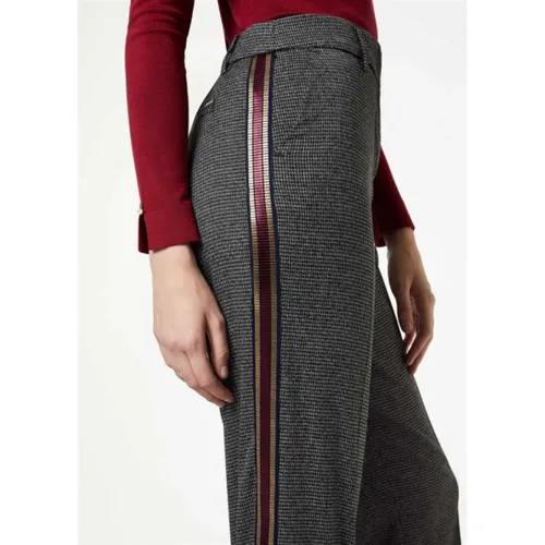 Cropped Houndstooth Pants - Liu Jo - Modalova