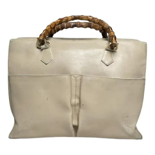 Pre-owned Leather Handbag - Gucci Vintage - Modalova
