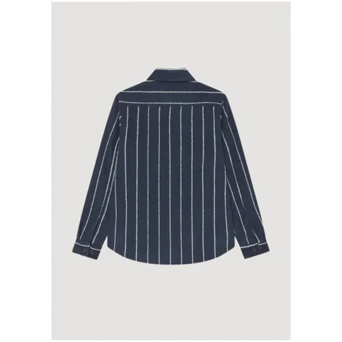 Lennon Wool Pinstripe Overshirt - Les Deux - Modalova