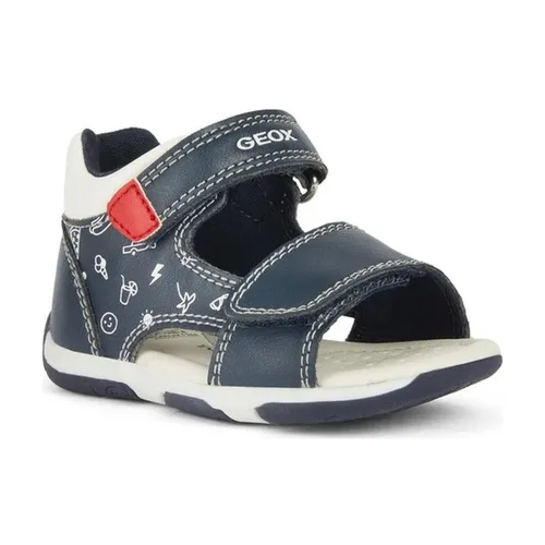 Navy Red Sandals - Geox - Modalova