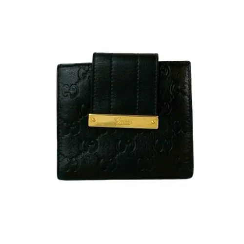 Pre-owned Leather Wallet - Gucci Vintage - Modalova