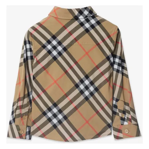 Check Shirt in Beige - Burberry - Modalova