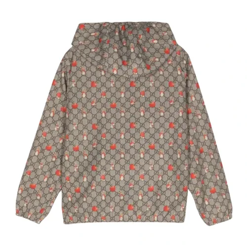 Beige Monogram Peter Rabbit Hoodie Jacket - Gucci - Modalova