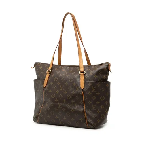 Pre-owned Printed Canvas Tote Bag - Louis Vuitton Vintage - Modalova