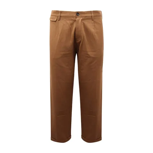 Tabacco Trousers - Officina36 - Modalova