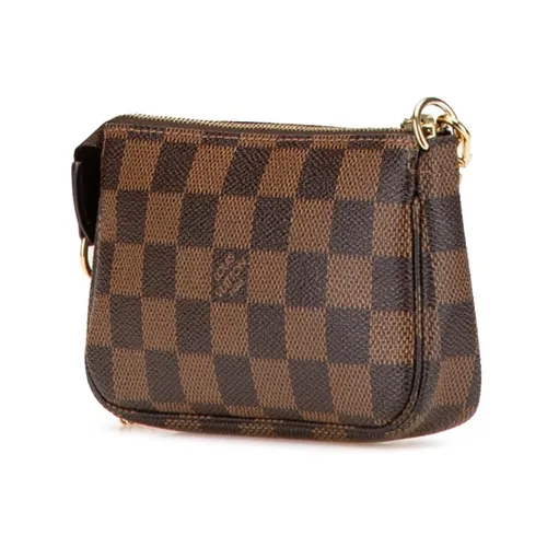 Pre-owned Damier Ebene Canvas Clutch - Louis Vuitton Vintage - Modalova