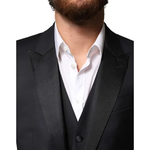 Single Breasted 3 Piece Suit - Dolce & Gabbana - Modalova