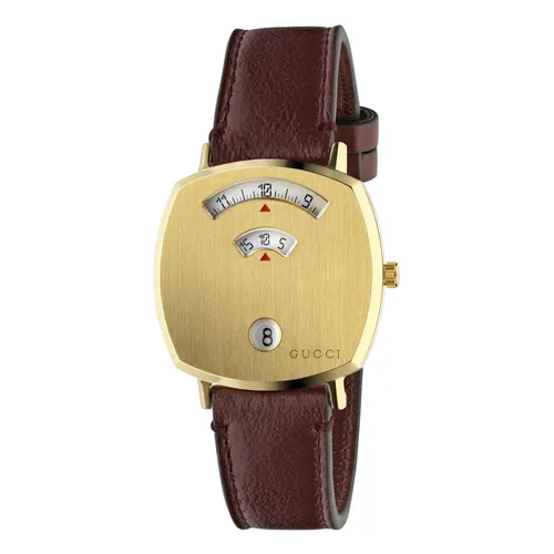 Ya157405 - Grip Yellow gold PVD case - Gucci - Modalova