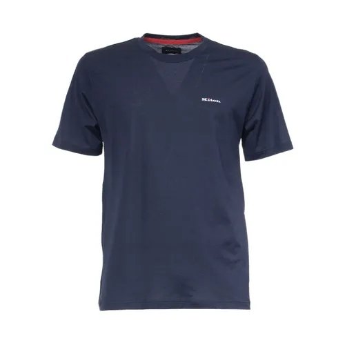 Clásica Camiseta de Algodón - Kiton - Modalova