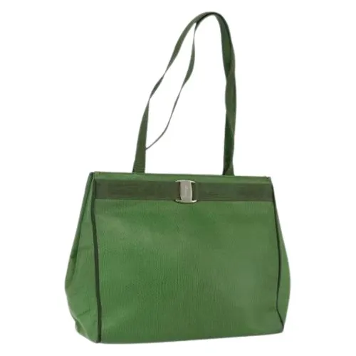 Pre-owned Leather Shoulder Bag - Salvatore Ferragamo Pre-owned - Modalova