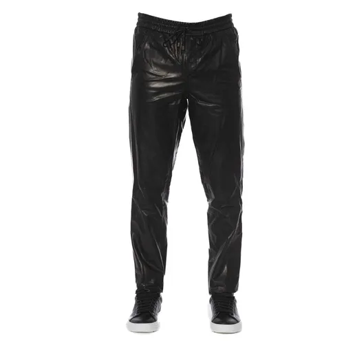 Sleek Leather Trousers - Trussardi - Modalova