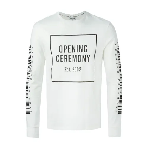 White Multi Barcode Fashion Style - Opening Ceremony - Modalova