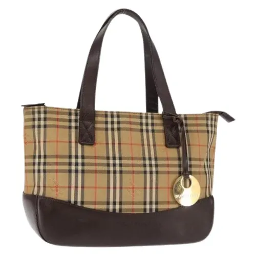 Pre-owned Vintage Canvas Tote Bag - Burberry Vintage - Modalova