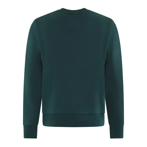 Flocked and Printed Logo Green Jacket - Moncler - Modalova
